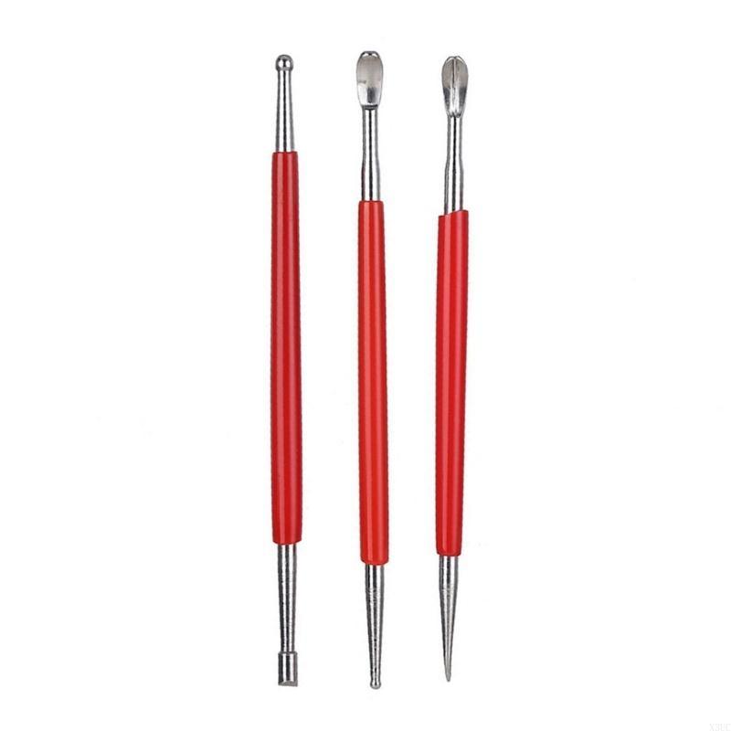 3/5/8 Pcs Leather Carving Tool Easy to Use Leather Modeling Spoon Carving Tool X3UC