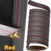 Car Interior DIY Strips Universal Decorative PU Leather Woven Trim Strips for Door Dashboard Stickers Car Protection Stickers