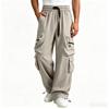 Herren Cargohose, Frühjahrs Outdoor Wanderhose, Bündchen Casual Arbeitshose für Herren