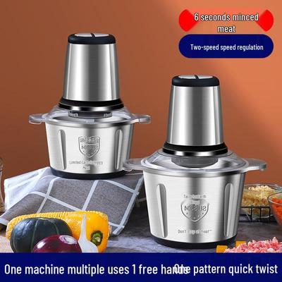 Electric Multifunction Meat Grinder and Food Processor Blender for Chili and Dumpling Stuffing Mincer