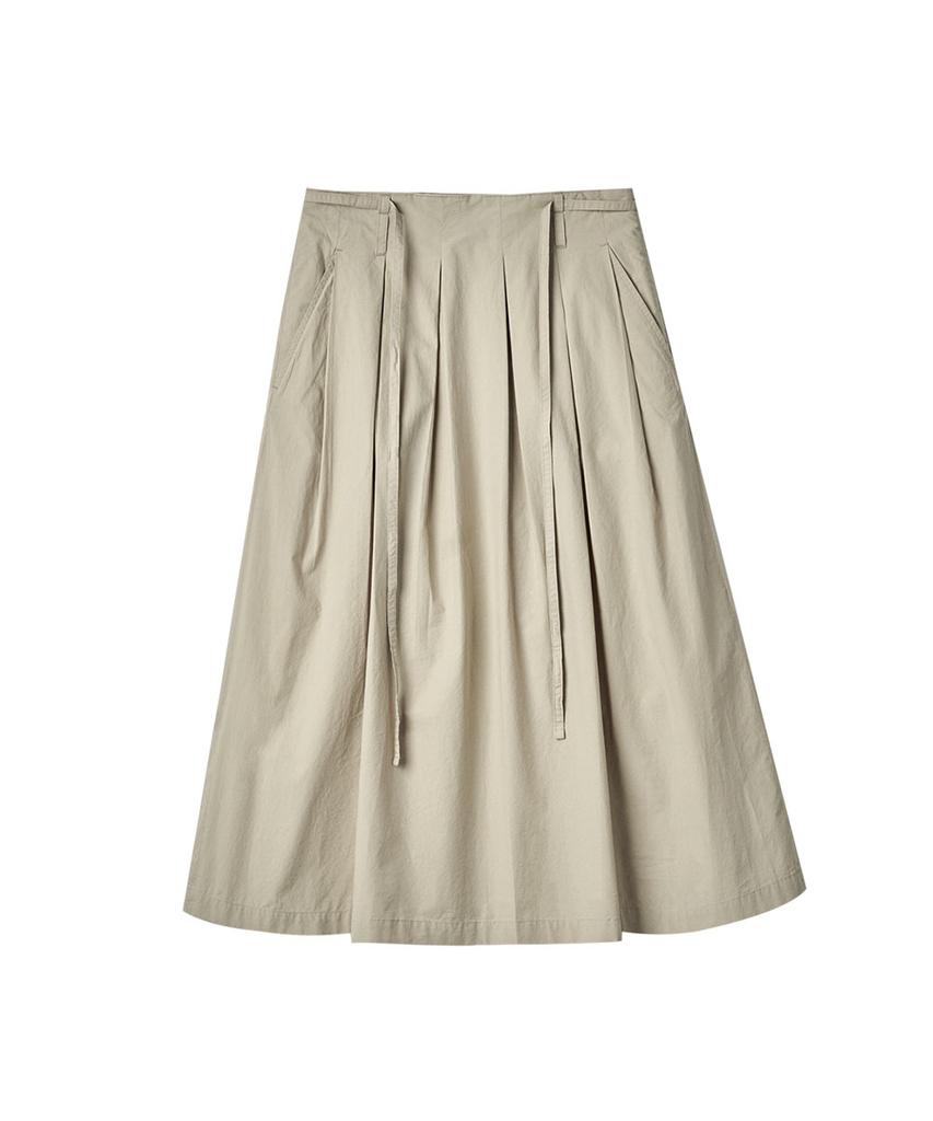 Leopeusaideuhwaiteulabel Serene Pleated Skirt Sand