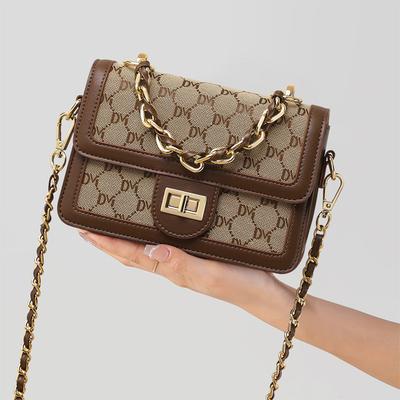 New Autumn and Winter Women's Bag Crossbody Bag Chain Light Luxury Niche High-end Small Square Bag