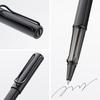 LAMY AL-Star Black Rollerball Pen - Clear Ergonomic Grip Pen Line Width M - Lightweight Aluminum ...