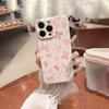 Pink bow is suitable for Apple 14 16promax mobile phone case Rubik's Cube soft case 15pro simple XS cartoon 11.