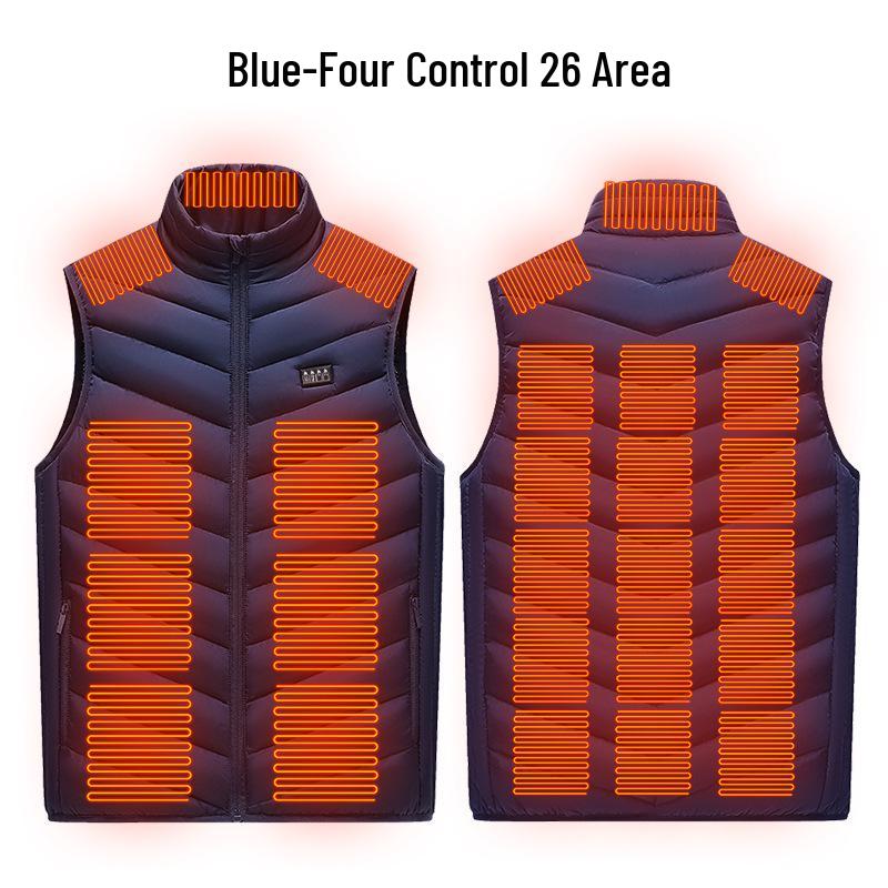 New USB Heated Vest - Smart 26-Zone Constant Temperature Winter Apparel