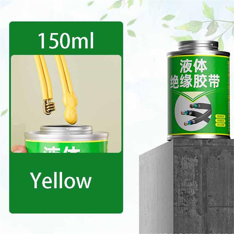 Liquid Electrical Tape Waterproof Sealant for Wires & Data Cables Insulating Flame Retardant Heat Resistant Anti-Leakage Flexible Rubber Coating