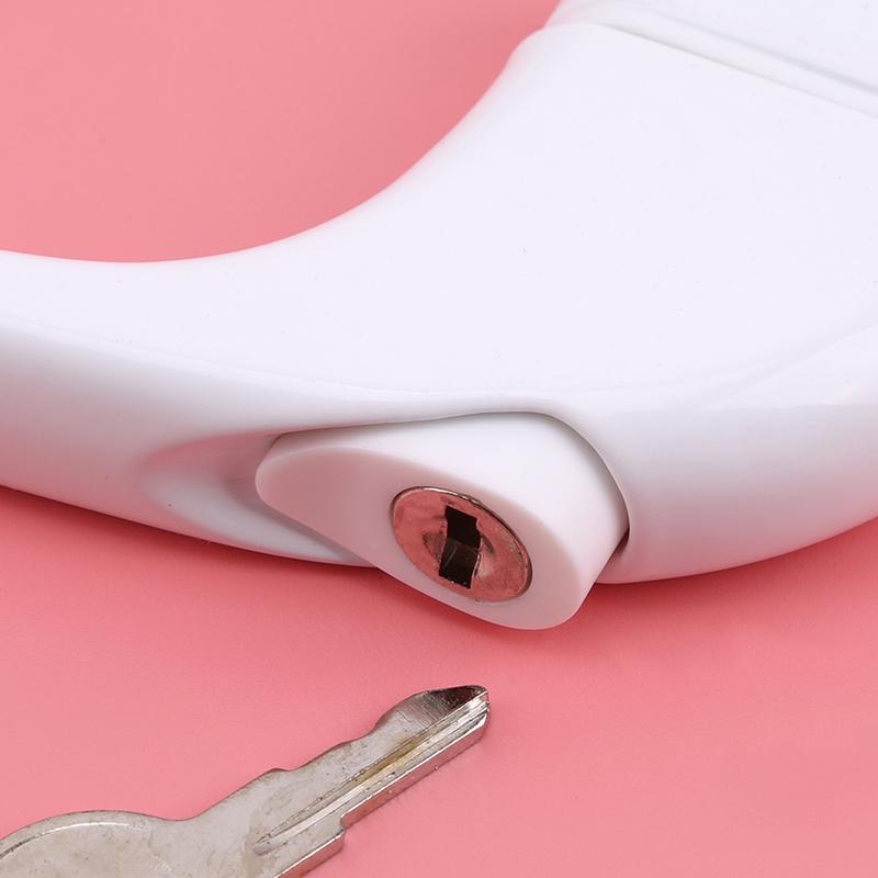 Lock Window Handle Universal Door Handle Key Lock System For Double-Glazed White Door Rotation