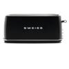 Vintage Toaster - SWEISS - GRV9 - 2 Slots - 1500 W - Black