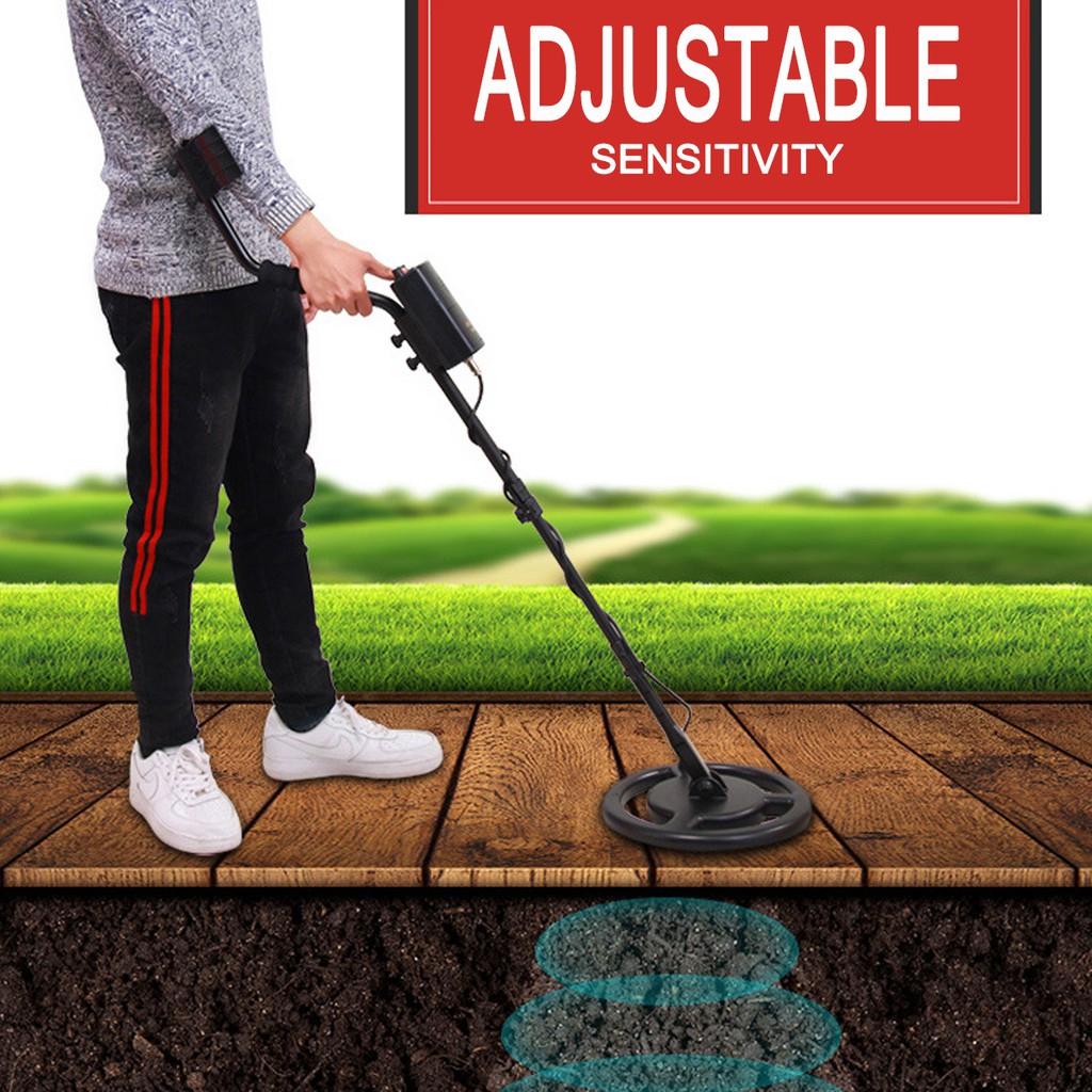 DC 5V Professional Metal Detector Waterproof Metal Detector Underground Search Depth Sensitive Search Gold Digger Treasure Hunter AR944M 3.0KG 1.5m