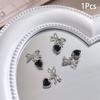1Pcs Luxury Kawaii Bow Nail Art Charms 3D Japanese Alloy Bow Tie Jewelry Nail  Decoration Diy Love Pendant Accessories