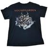 Animal  Soundgarden Masculina Unissex S-234XL Camiseta Preta Unissex