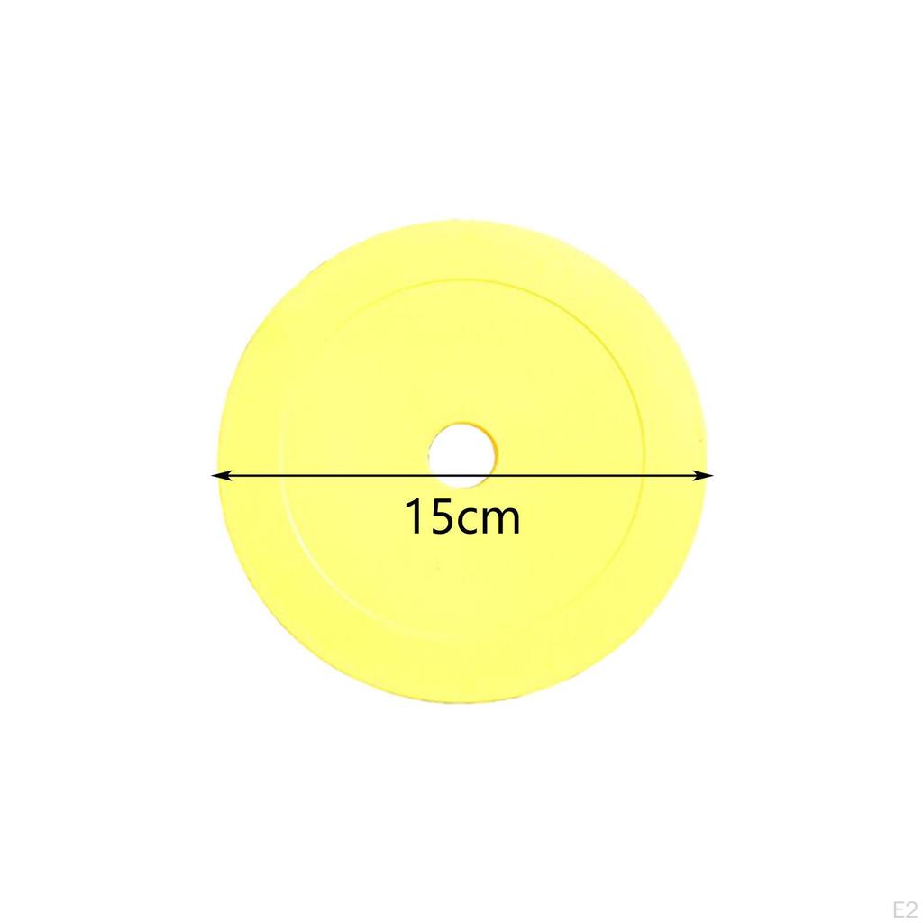 10 Cones, Non Slip Floor Discs Flexible Spot Markers for Trainers Sport Teams Golf Baseball Soccer