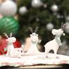 Christmas Reindeer Sculpture, Holiday Resin Statue, Christmas Family Decor Ornament Bedroom Living Room Festive Atmosphere Decor