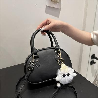 Retro Fashion Niche Design Versatile Ins Shoulder Messenger Bag 2025 Spring and Summer New Solid Color Small Square Bag Women's Bag