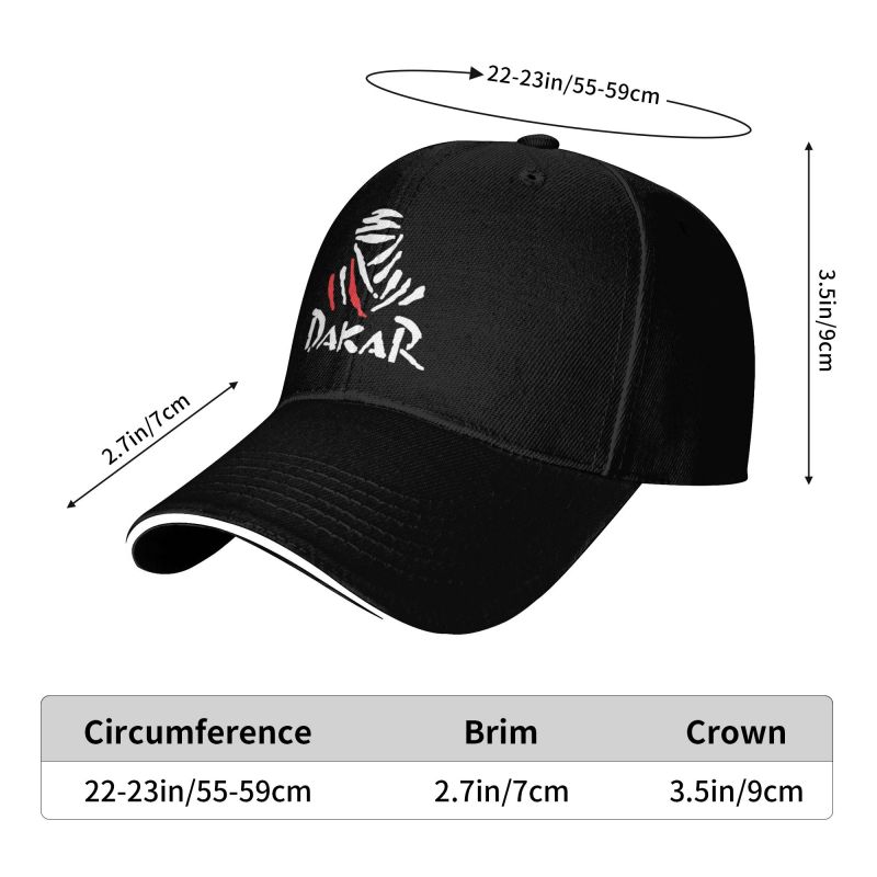 Motorcycle Dakar Rally Baseball Cap Retro Motor Off Road Racing Sandwich Hats for Men Women Breathable Dad Hat Running Golf