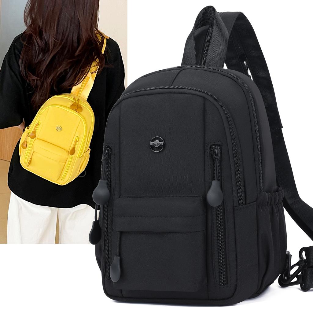Sporty Casual Single-shoulder Crossbody Bag, Stylish Small Backpack for Two-shoulder Travel Use