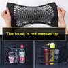 1 Car Net Car Trunk Storage Bag Luggage Storage Bag Double Stretch Velcro Car Storage Net Bag Mesh Storage Net
