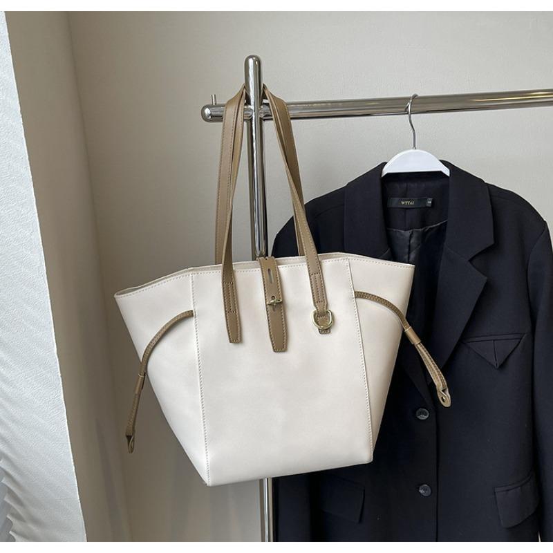 Fashion Tote Bag for Commuting To Work with Large Capacity and Single Shoulder Strap - Simple Women's Bag