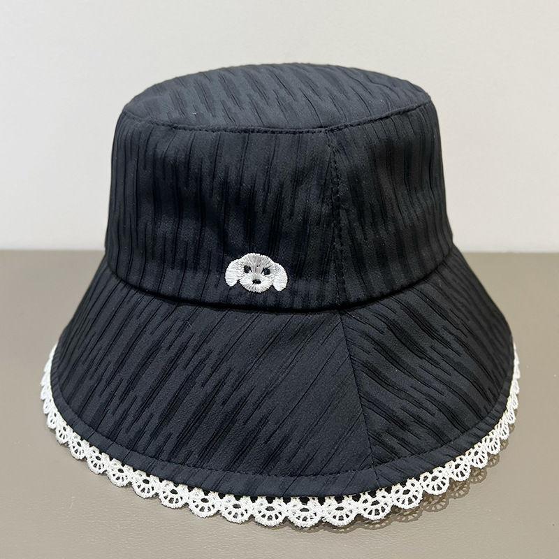 Lace Fisherman's Hat Children Spring and Summer Thin Breathable Sunscreen Visor Basin Hat