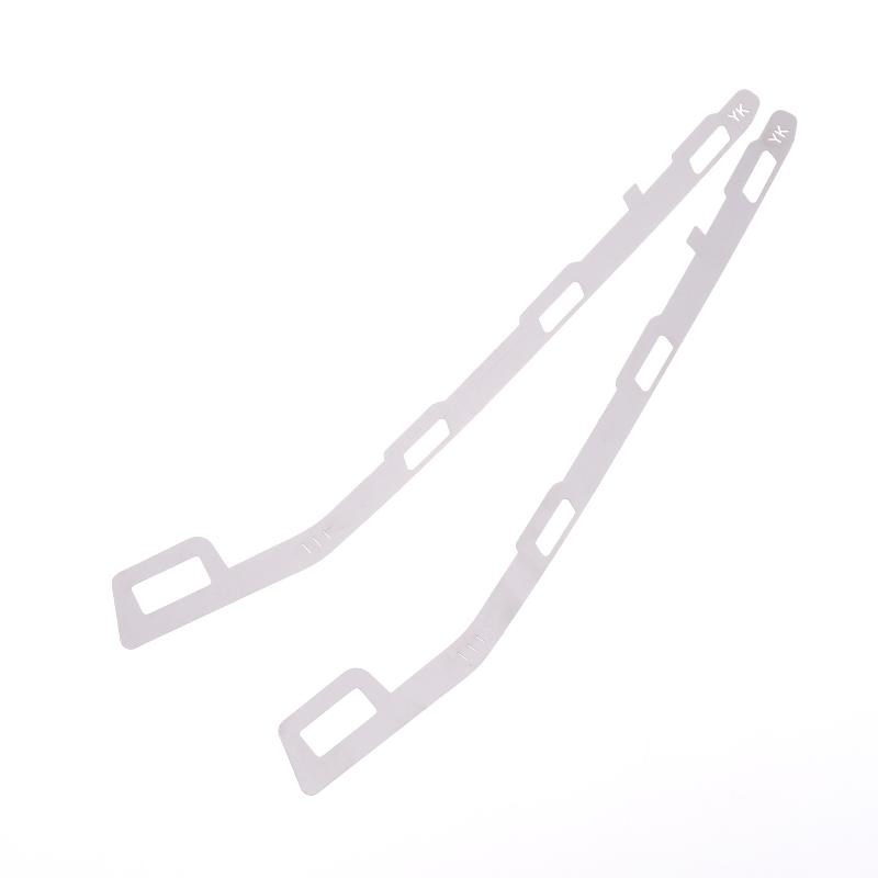 Front Bumper Repair Metal Plate 2Pcs for Mazda 3 Axela 2013 2014 2015 2016 2017 2018 2019 Buckle Bracket Vehicle Upgrade