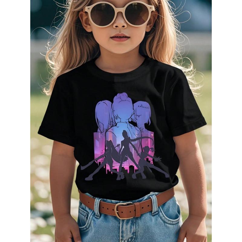 2025 Huntrix Demon Hunters Comfort Colors T Shirt Family Birthday T shirts Birthday Gift Kid DemonHunter Merch Kpop Youth shirt
