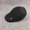Solid Color Baseball Cap Korean Style Cotton Hat British Style Men's Newsboy Cap Men's Painter Hat Women's Beret
