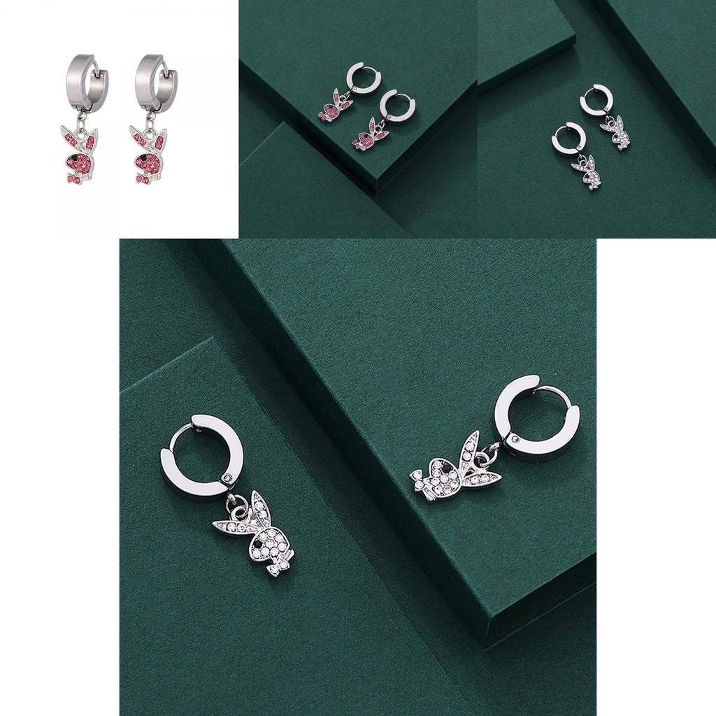 Stylish Creative Alloy Rabbit Earrings Women's Personalized Geometric Design