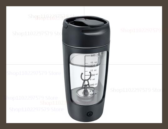500ml USB Electric Portable Automatic Vibrating Cream Bottle, Rechargeable Vibrating Cup Sports Fitness Protein Powder Mix Cup