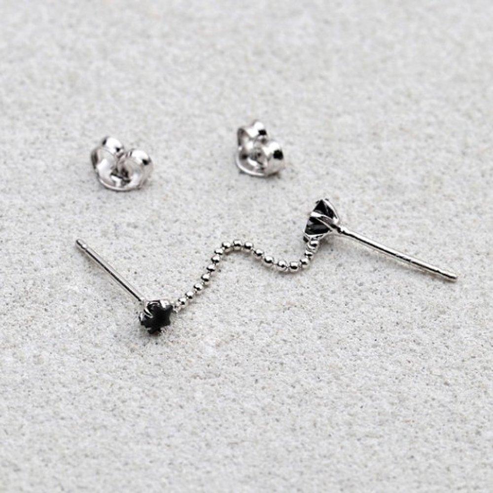 [Dijakso] Women's Daily Accessory Sari Star Link Earrings