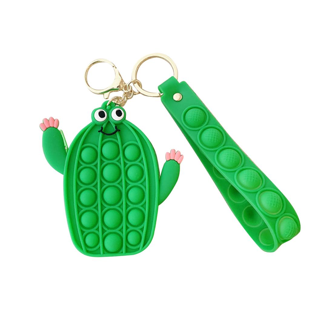 Senzorické hračky Push Bubble Peněženka Dětská taška Silikonová peněženka na mince