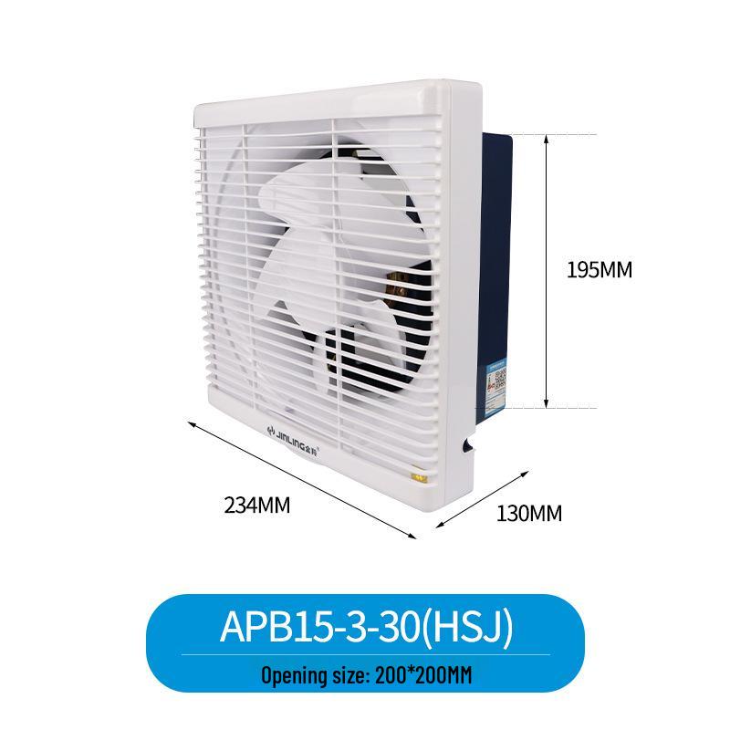 

Бесшумный вытяжной вентилятор Jinling для окна - 6/8/10/12 дюймов, вентилятор для ванной комнаты и кухни