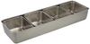 Murano Pressed Spice Stainless Made In AYK6203 Container, 4-Compartment, Long, 21-0 Steel, China,