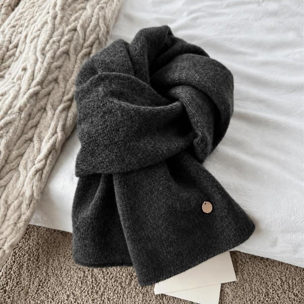 Keep Warm Winter Scarf Windproof Knitted Scarf Fashion Warm Cashmere Scarves Women
