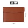 A4 Leather Magnetic File Bag with Custom Logo Options - Business Document Envelope Design in Multiple Specifications