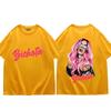 Trend Singer Karol G Graphic T Shirts Men Women Fashion Aesthetics Oversized T-shirts Summer Street Hip Hop Short Sleeve T-shirt