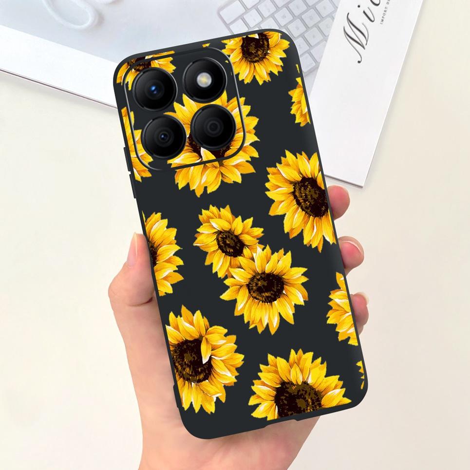 Women Fashion Girly Phone Case For Huawei Honor X9b Honor X8b Coque Funda Flower Pattern Soft Silicone Funda HonorX9b 5G Coques