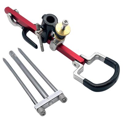 TIGRE BLANC Aluminiumlegierung Rutenhalter, Piton Rutenablage, Rutenständer Halter für Angelruten, Stonefish und Korbfischen