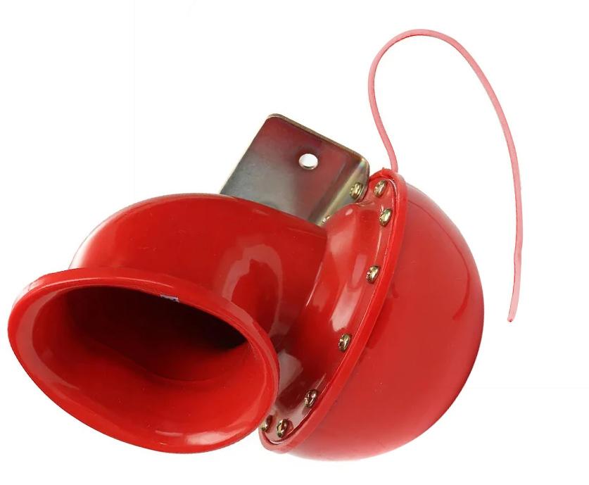 

Автомобильный модификационный гудок 12 В красный гудок подходит для автомобилей, судов, мотоциклов, автомобилей, грузовиков и судов 200 дБ с большим объемом 12V красный