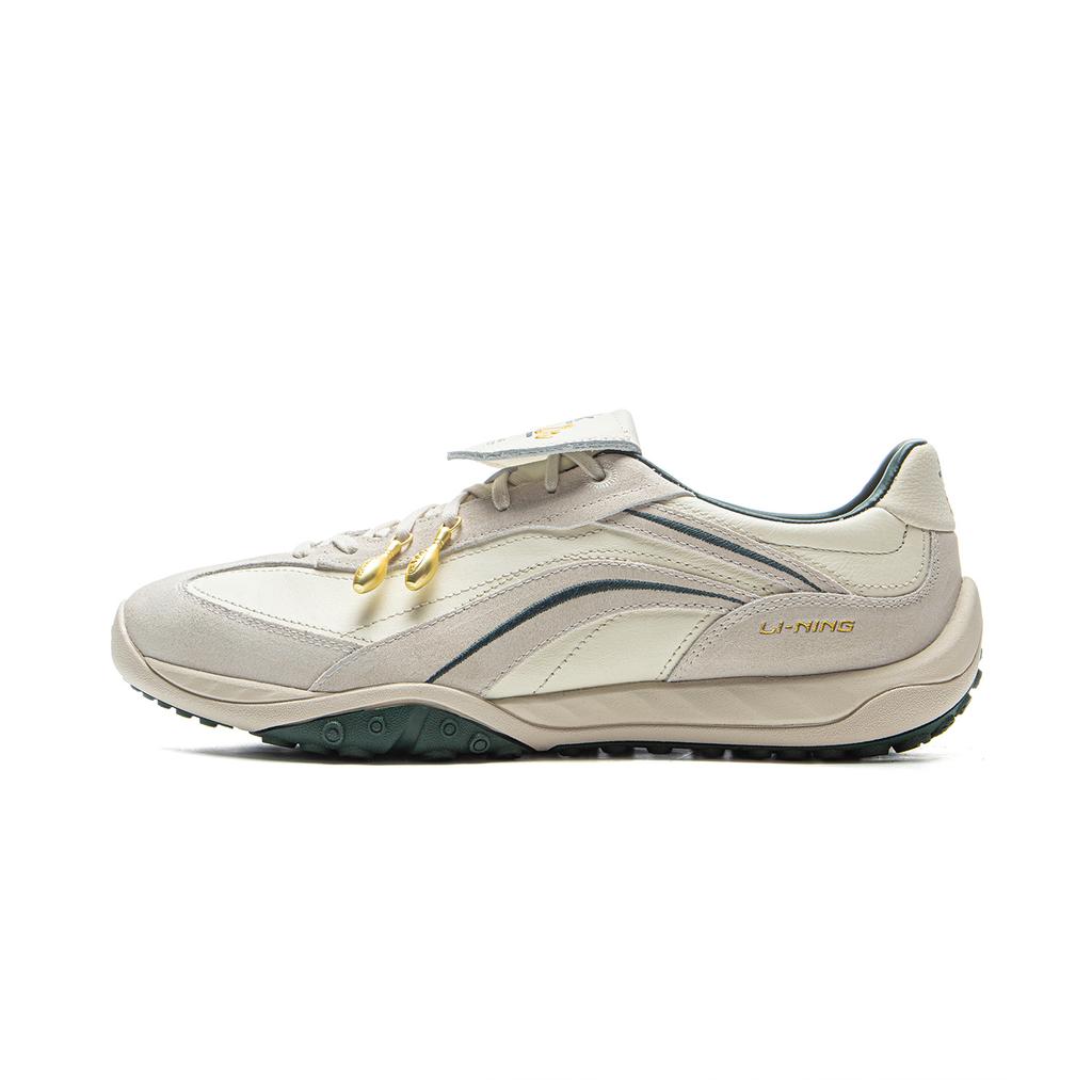 New BADMARKET X LiNing Flow Low Top Casual Shoes Unisex Beige Gray Green AGLV096-10