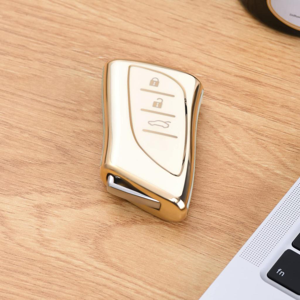 [OATSBASF] Lexus Key Case LEXUS Smart Key Case Premium TPU Material Lightweight Full Protection Suitable for Lexus NX New Model/LC 100 Series/LS