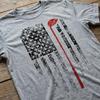 Vintage American Golf Flag Gift for Golfer Funny Golf Club T-shirt Golf Clothing T-shirt