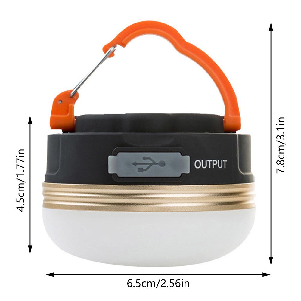 LED Camping Light Waterproof Rechargeable Tent Lamp Portable Lanterns Emergency Lights Market Lamp Energy Saving Bulb