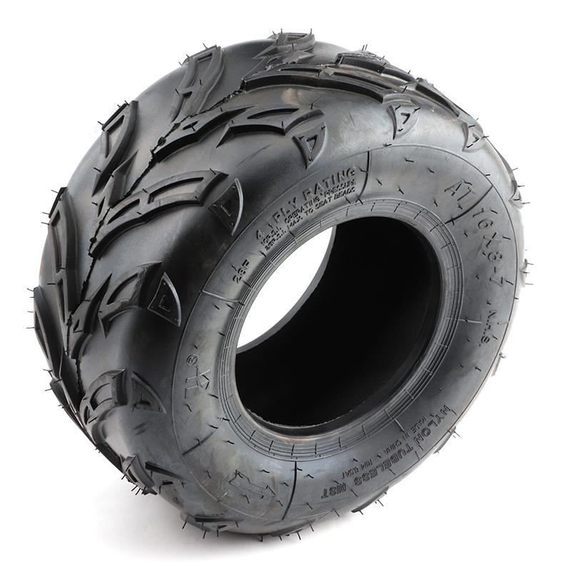 16x8-7 Tubeless Tires for 7 Inch ATV Kart Lawn Mower Farm Vehicle Wear Resistant Wheel Tires Tubeless Tires