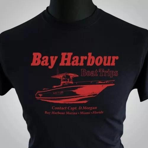Футболка Bay Harbour Boat Trips Декстер Морган Сериал Slice of Life B1410_09... Футболка Unisex XXXL