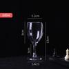 ZISIZ Genomskinligt Akryl Rödvinspokal