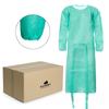 Disposable Apron Green With Elastic Band (24G Non-woven) 100 Pcs