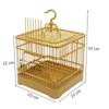 Bird Cage with Food Bowl Cockatiels Easy to Install Birds Nest Hanging Cage for Lovebirds Finches Budgies Small Birds Canary