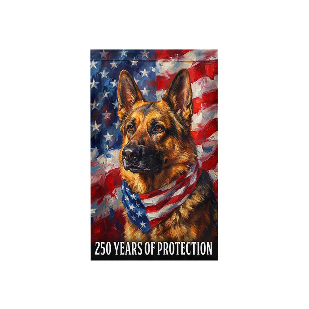 250 Years of Freedom Garden Flag Single Sided 30X45cm Decorative Outdoor Banner with Cat and Patriotic Design for Yard and Home Display