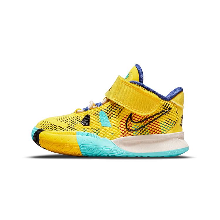 

New Nike Kyrie 7 1 World 1 People Mid Top Toddler Shoes Lemon Infant And Toddler CT4980-700 21