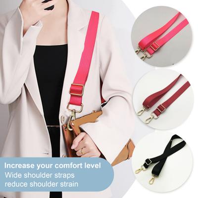 Colorful Bag Shoulder Strap with Snap Hook Clip Adjustable Widened Single Shoulder Crossbody